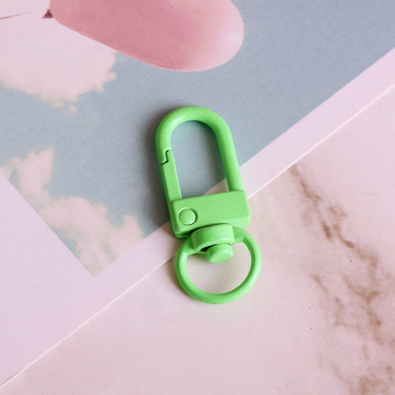 Wholesale DIY Metal Paint Color Keychain Accessories
